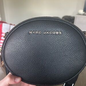 Marc Jacobs Black Pebbled Leather Crossbody